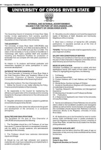 Internal and external advertisement shopping for UNICROSS vice chancellor