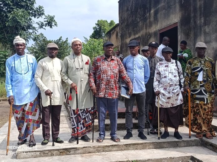 A cross section of community/traditional leadership at Ukim Ita Eyo Ndem village last week