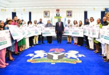 Governor Bassey Otu Presents ₦25m Each to 18 Victims of Calabar Mall Fire incident